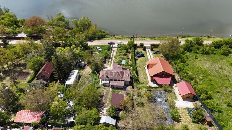 Moara Vlasiei casa + teren 887 mp, priveliste catre lac si padure